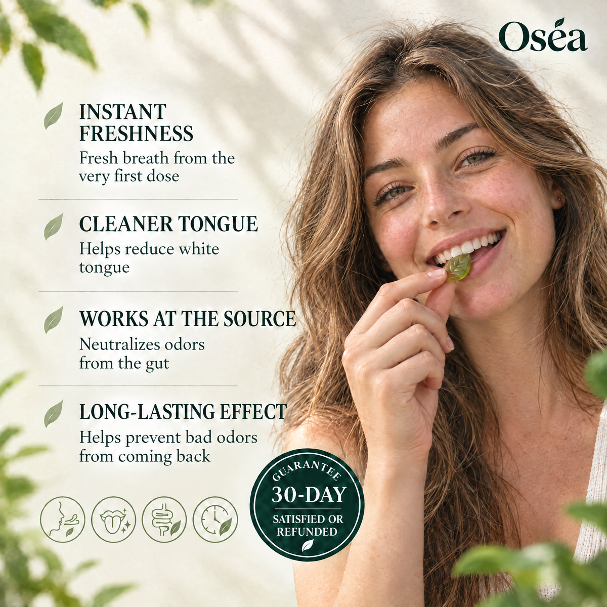 Oséa Anti-Odour Gummies – benefits